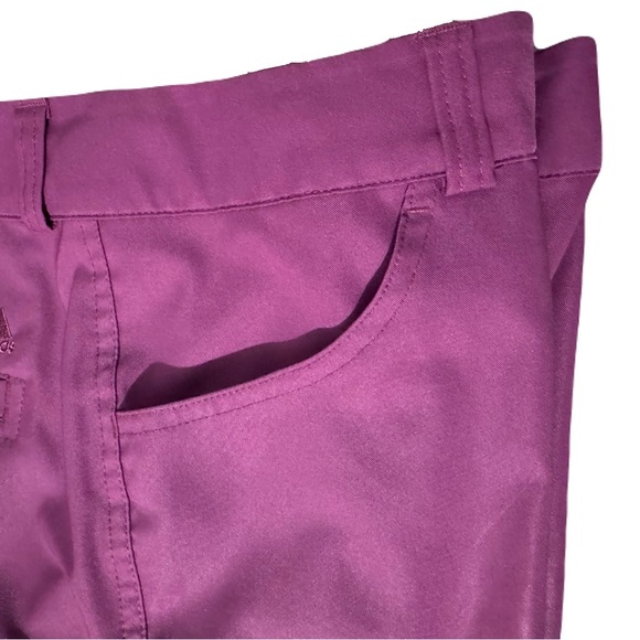 Adidas Climalite Vivid Purple Bermuda/Golf/Running Shorts Size 14 - Picture 6 of 11